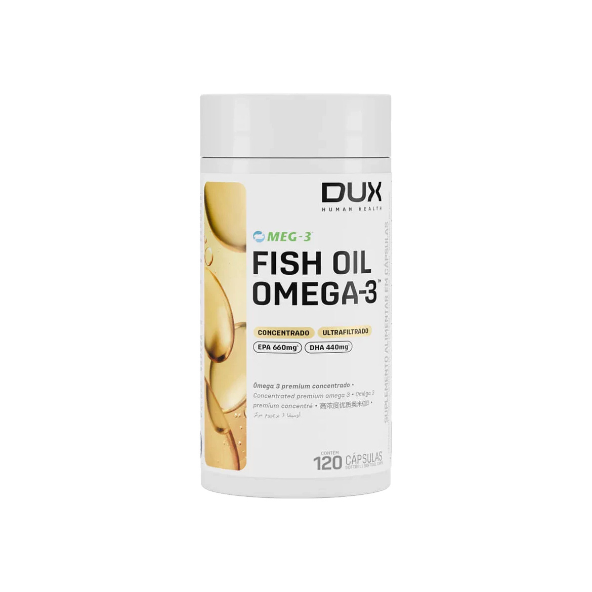 Omega 3 Ultra Concentrado Fish Oil (660mg Epa E 440mg Dha) - Dux