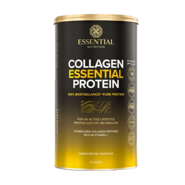 Collagen Essential Protein Frutas Tropicais 427,5g - Essential Nutrition 