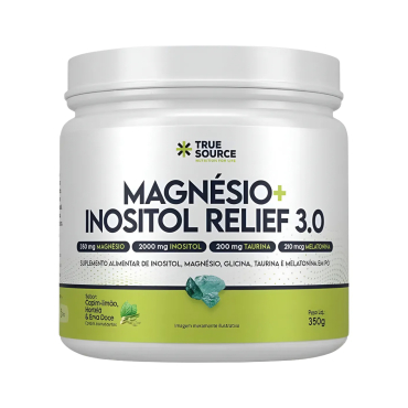 Magnésio + Inositol + Taurina + Glicina 350g - True Source