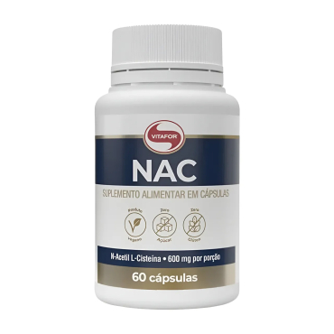Nac 60 Caps 600mg - Vitafor