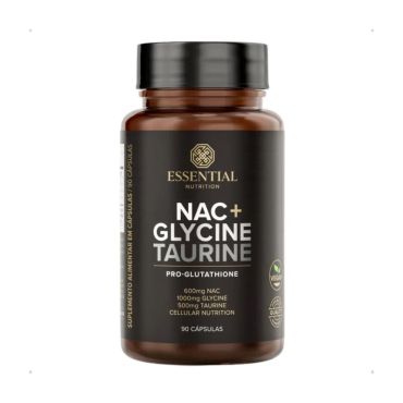 Nac + Glycine E Taurine 90 Caps - Essential Nutrition